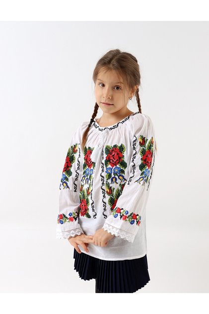 IE TRADITIONALA cu broderie Theodora