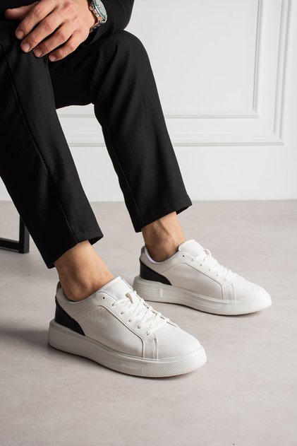 White Men's Casual Sneaker Comfortable Shoes