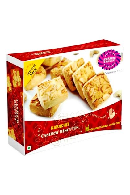 Rich Roasted Cashew Crunchy Baked Bakery Biscuits (400g)