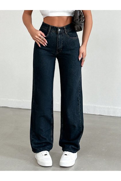 Women's Brown Denim Pants