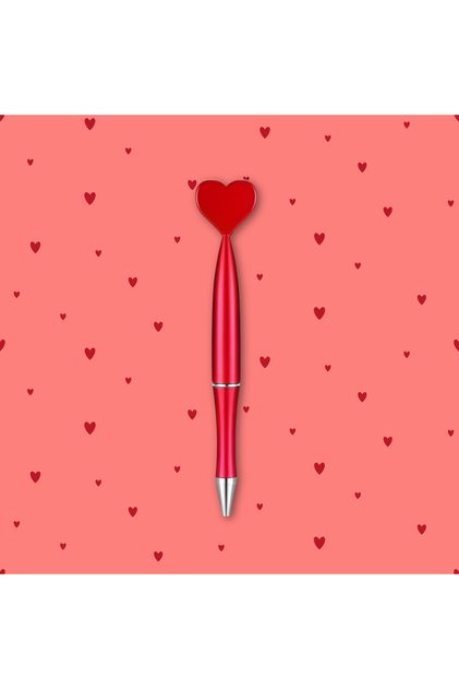 Heart Shaped Red Ballpoint Pen