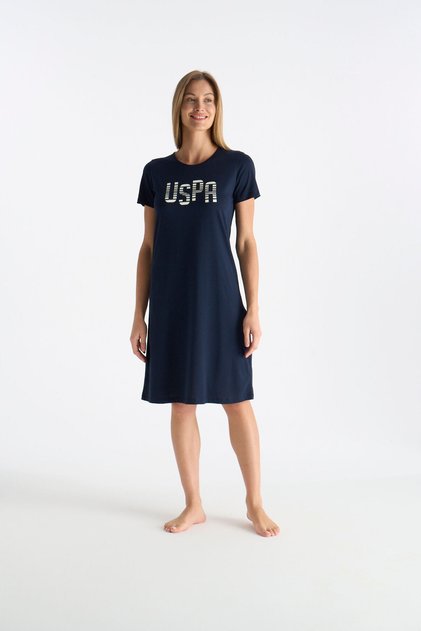 Women's Navy Blue Nightgown