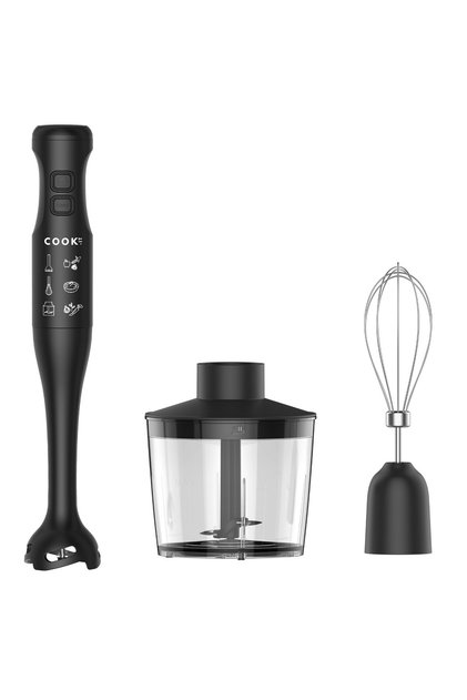Σετ Blender Vertical 3-in-1 Multifunctional, 350W, 2 viteze (Normal si Turbo), Silentios
