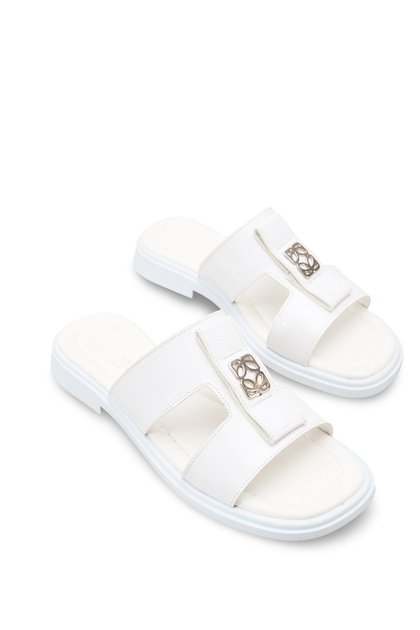 Alya Lila Women's Slippers 0012900 White Rustic