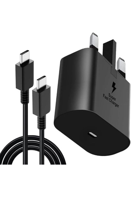 45W USB-C Super Fast Charger PD 3.0 with 1M Cable for Samsung S25/S24/S23/Z Fold/Flip Fast Charge