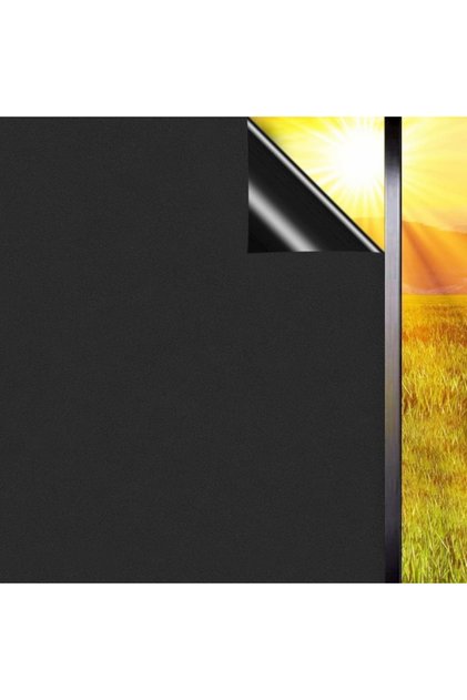 Folie Protectie Fereastra Black Out Negru 60 x 200 cm – Blocare Totala Lumina Intimitate Maxima