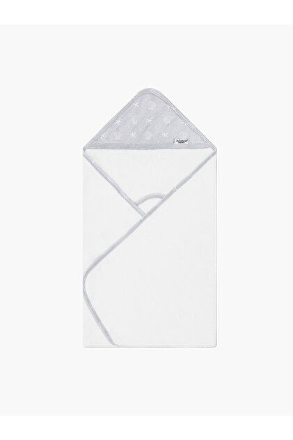 Kids Bamboo Hooded Towel Gift Box - Grey