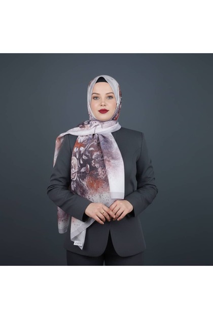 Rose Desen lila Şal