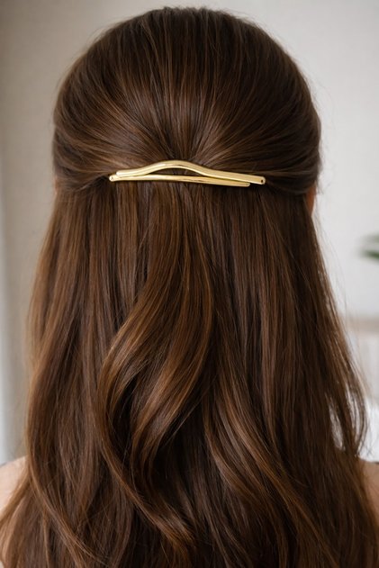 Gold Color Metal Comb Buckle