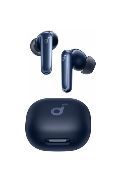 Căști wireless Soundcore P40i, Anulare adaptivă a zgomotului, IPX5, Bluetooth 5.3 Albastru
