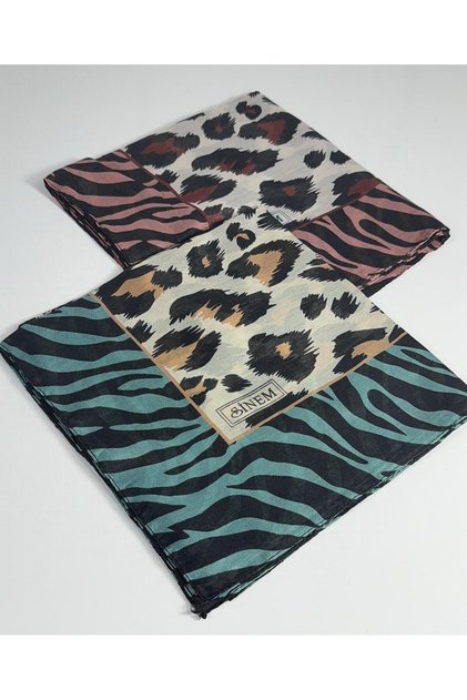 İndia L Leopard Printed 2-Pack Scarf -6294-09
