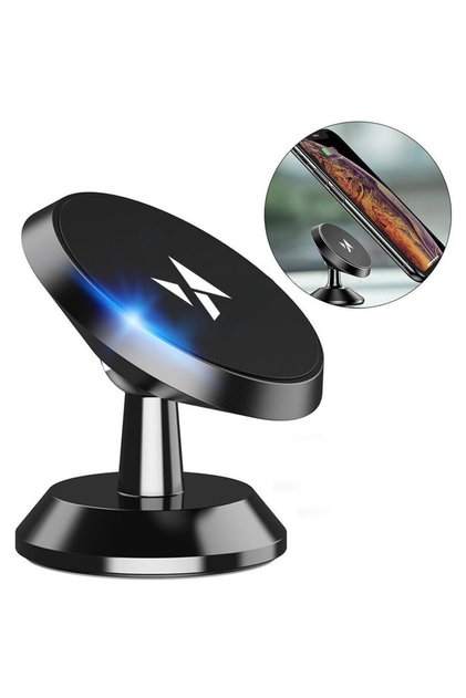 Tablou de bord auto magnetic 360 autoadeziv negru (WMH-05)