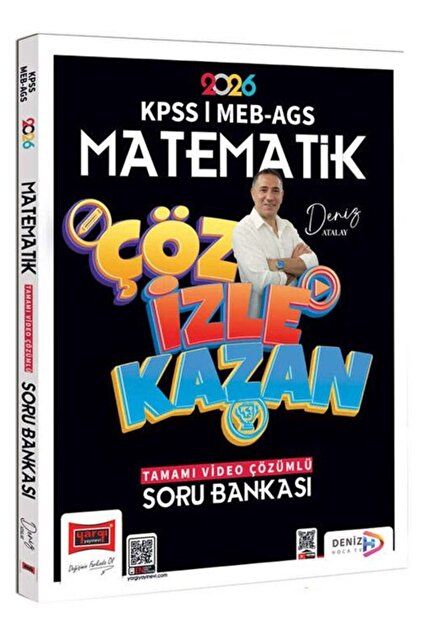 Yargı Yayınları 2026 KPSS MEB-AGS Matematik Çöz İzle Kazan Tamamı