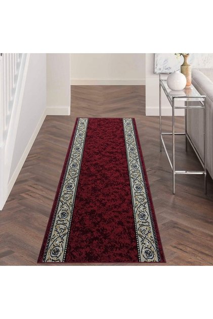 Traversa Antiderapanta Visiniu cu Vej, Suport Caucicat, Latime 60 cm