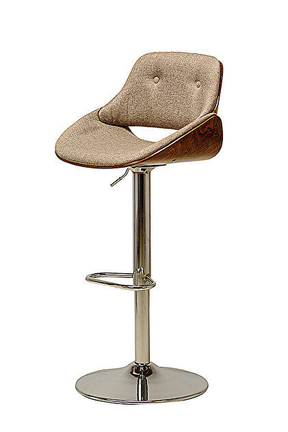 BAR TABURESİ 971 MODEL GRİ KUMAŞ