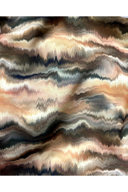 Dalgali Patterned Dabil Fabric for Dresses, Shalwar Suits, Skirts, Blouses and Shirts D Drapey 140X100Cm