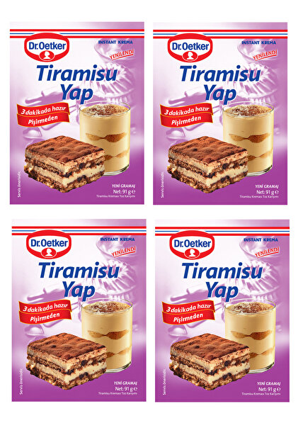 Tiramisu Yap 91 g x 4 Adet