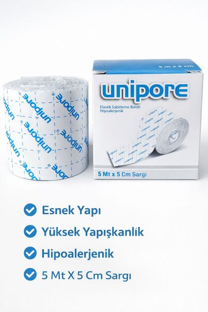 5mt X 5cm Tıbbi Elastik Band Esnek Flaster (1 ADET)