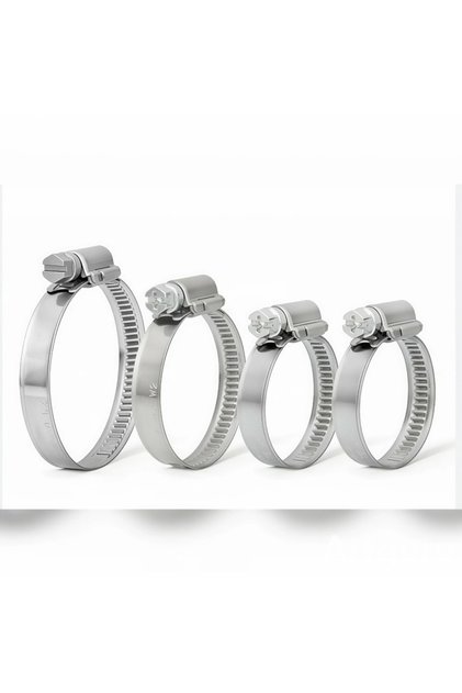 51-72 Metal and Stainless Torque Adjustable Hose Clamp 2 Pieces