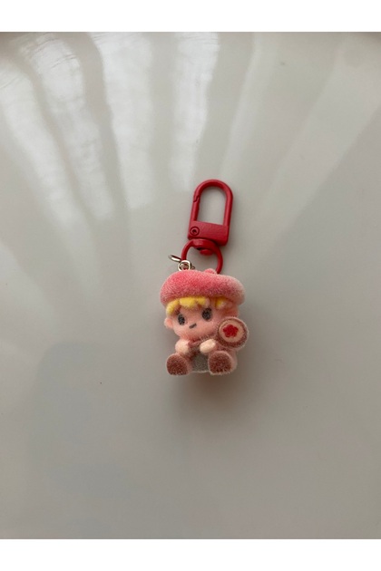 週末限定セール★ちゃんみな B級 MINI SANTA BAG CHARM Anetta Jewelry Mini bebek figürlü fermuar/ çanta charmı