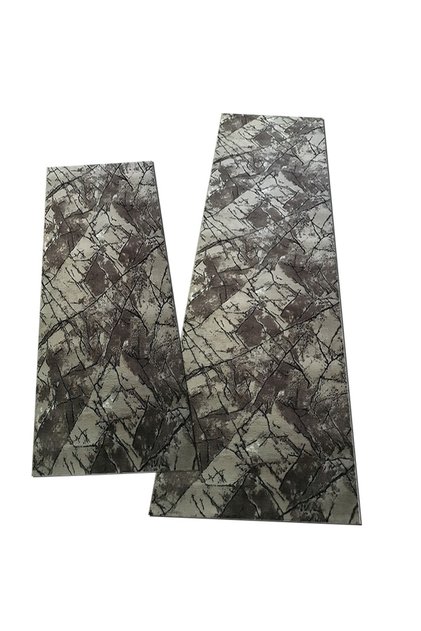 Set 2 Covoare Antiderapante, Nuante Maro, 60 x 240 / 80 x 300 cm