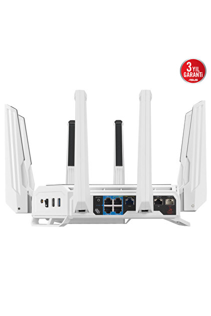 ASUS ROG RAPTURE GT-BE19000AI WiFi 7 ROUTER BEYAZ - Fiyatı, Yorumları