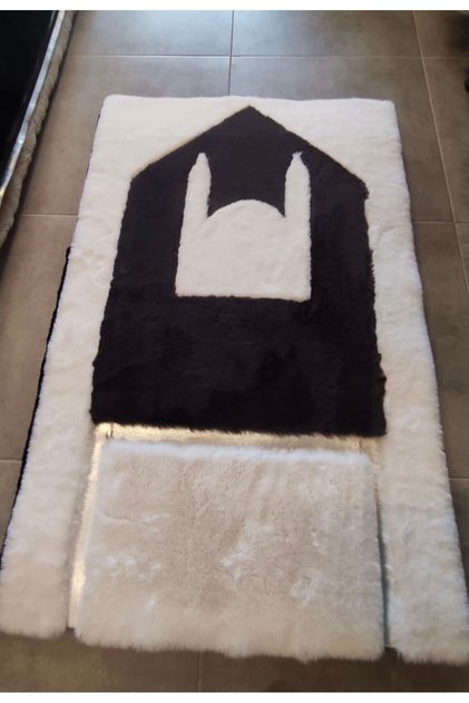 سجادة صلاة من إستر هوم ديكور جلد مقاس 70*120 سم