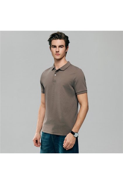 Men's Slim Waffle Knit Premium Polo