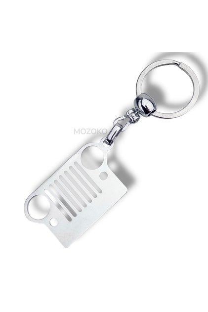High Quality Jeep Logo Metal Car Keychain , Bidirectional Logo, Gift Car Keychain