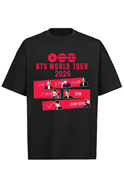 barsdepo Bts World Tour Printed T-Shirt , Premium Quality Unisex