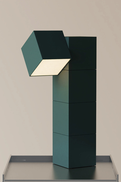 Stack One | Signature Edition Modüler Blok Tasarım Ayarlanabilir Designer Masa Lambası / Abajur