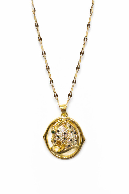 Stainless Steel Leopard Necklace