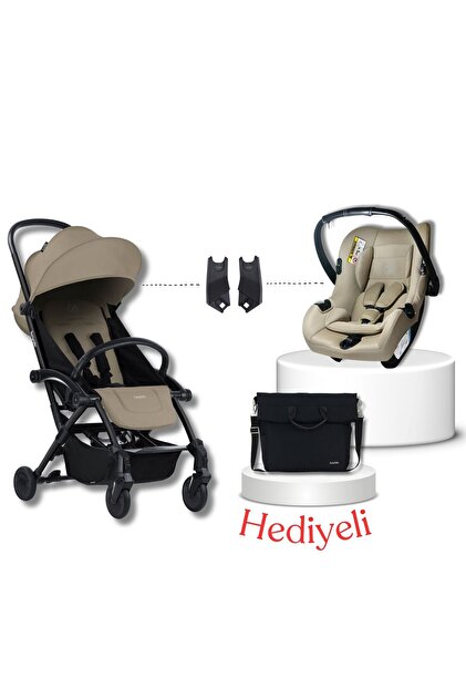 Bumprider Connect³ İkiz Bebek Arabası Black - Olive & Yan