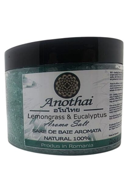 Sare de baie, Lemongrass și Eucalipt, 500g
