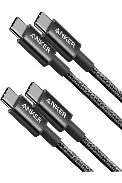 Anker USB C to USB C Cable, Type C 60W Fast Charging Cable (3.3FT, 2Pack) for iPhone 17/16 Series, i
