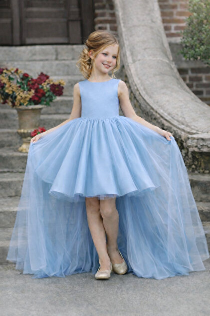 asos blue floral maxi dress Short Off shoulders Light Blue Prom Gown Graduation Dress
