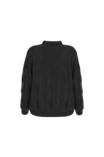 Guess Athleisure Kadın Mont V6RL03WL132-JBLK Cecılıa Puffer