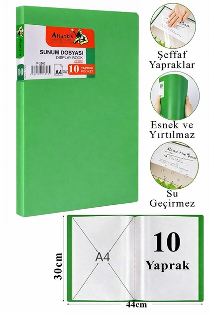 Dosar de prezentare 10 bucăți într-un singur pachet Catalog cu dosare tip pungă 10 pungi Dosar cu copertă din plastic