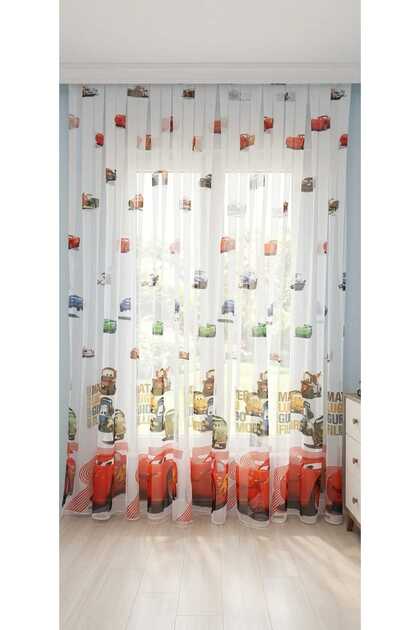 New Season Cars Children's Room t Sheer Curtain İ
