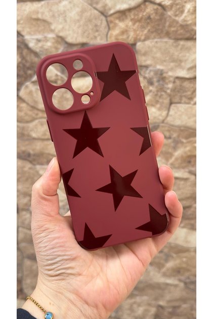 iPhone 14 Pro Max Compatible Star Silicone Shock-Absorbing Classic Protective Rubber Case