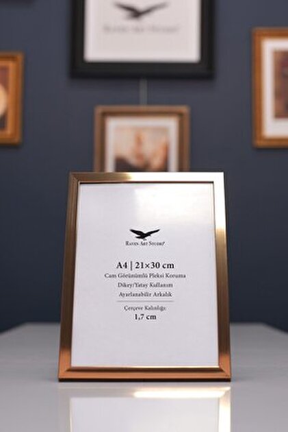 Raven Art Studio Ermitaj 20x25cm Inox Bronz Resim Fotoğraf Belge