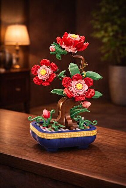 Sunman BLX Flower Set Orkide Dekoratif Çiçek Model Blok Yapım Seti