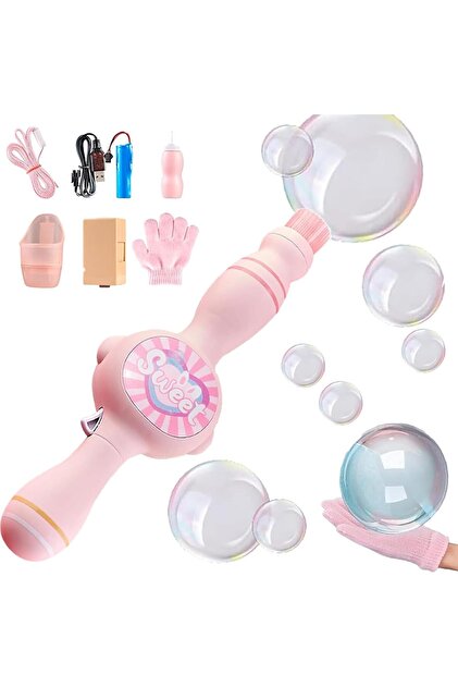 Jucarie Interactivǎ De Fǎcut Baloane De Sapun, Efect De Ceata și Lumini LED, Incarcare USB