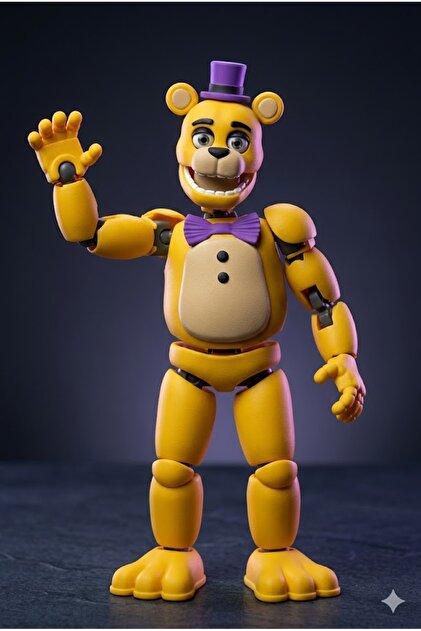Modellio3D Dummy 13 – Fredbear – 21 CM Hareketli Koleksiyon Figürü