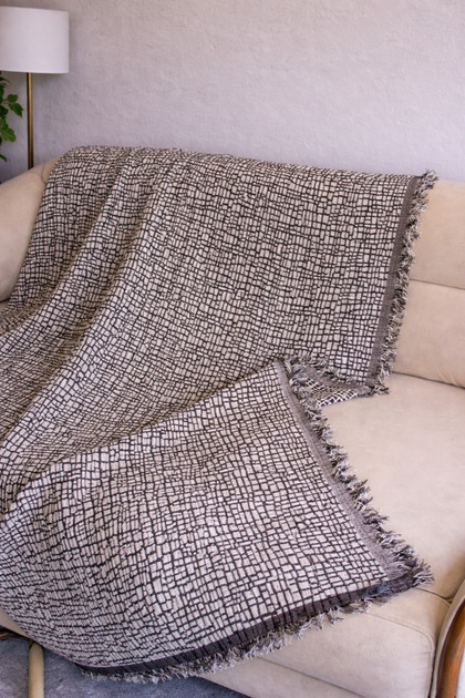 Cotton Piece Sofa-Bed Cover 170X215 Reversible Anti-Sweat Non-Slip Anti-Pilling