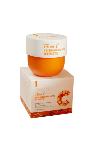 Dr. Rashel Unt de Corp cu Vitamina C 250g – Hidratare Intensă & Luminozitate