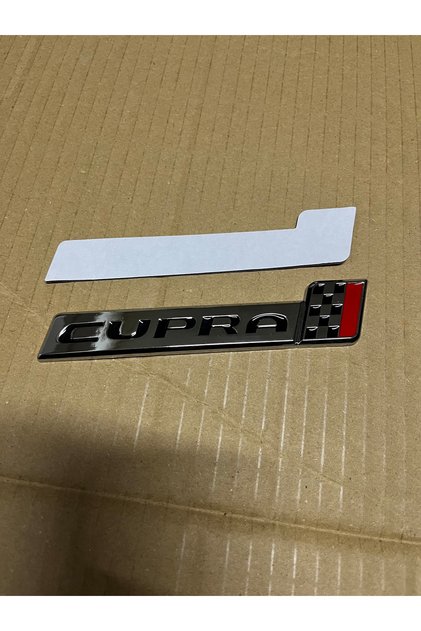 Cupra Logo Emblem Badge Metal Chrome