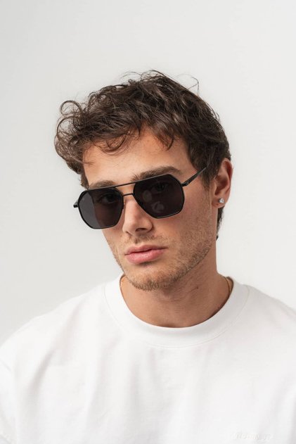 Helsinki Hexagonal Unisex Sunglasses
