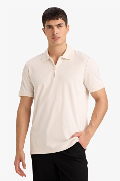 トップス yurakota Defacto Erkek T-shirt F9857AX/ER137 ECRU - Fiyatı, Yorumları