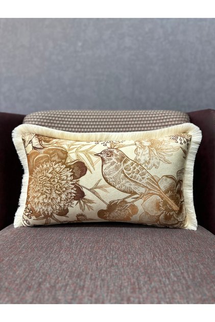 Imported İ Silk a Velvet Obin-93123 Pü Tasseled Irlent Kilifi (Çi Reversible Esen)